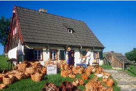Das Korbmacherhaus im Seiffener Freilichtmuseum